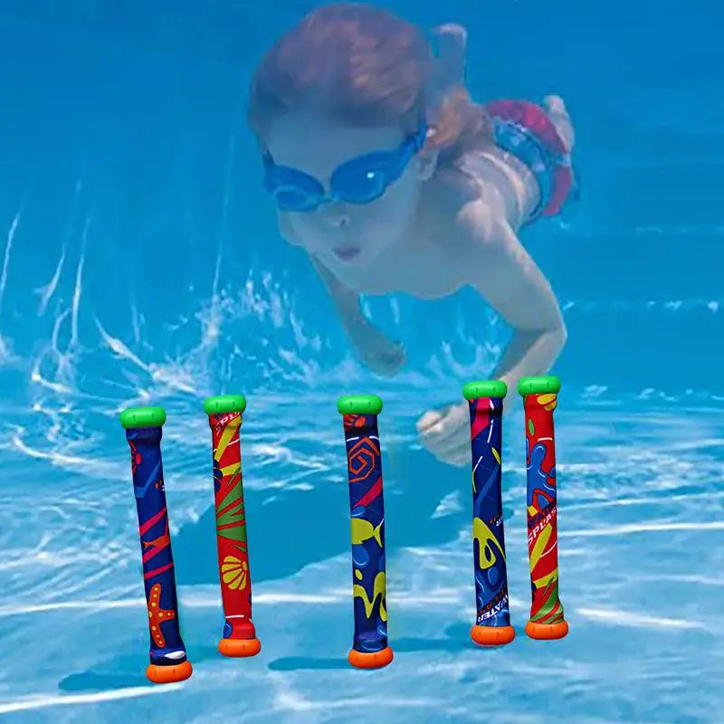 Pool Diving Sticks Swimming Pool Toys For Kids For Under Water Games Throwing Diving Stick Swimming Diving Toy For Swimming