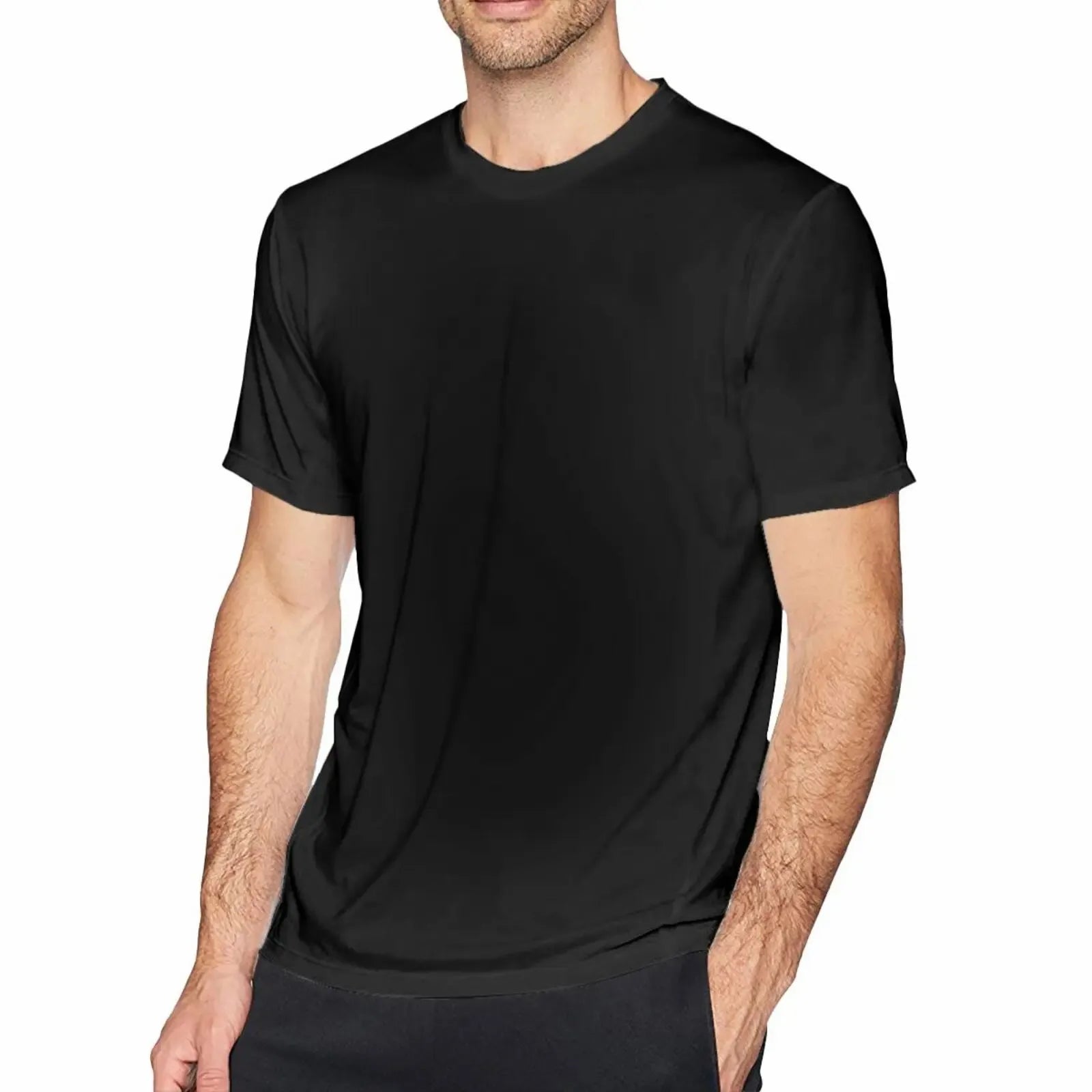 Three Australian Shepherds Howling Moon Graphic T-Shirt Cotton Casual Trip Tee for Men