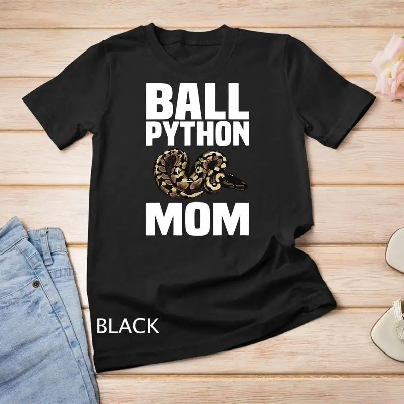 Cool Ball Python For Mom Women Herpetology Reptile Snake Mom Unisex T shirt