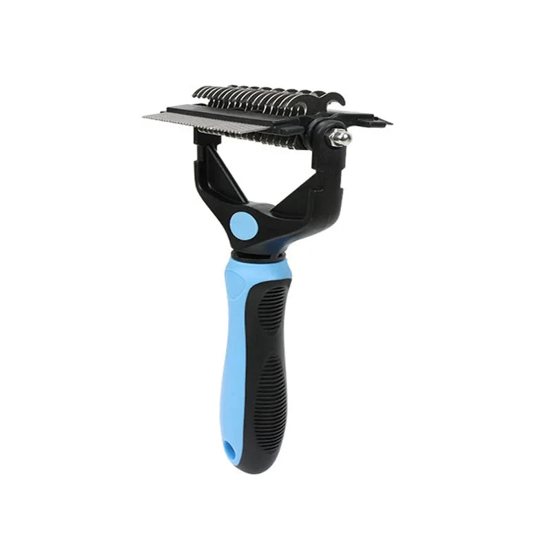 3 In 1 Pet Deshedding Brush Dog Hair Remover Pet Fur Knot Cutter