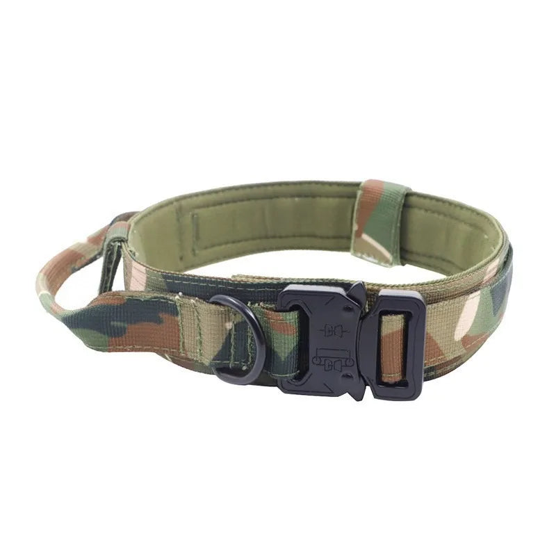 Tactical Military Dog Collar with Control Handle