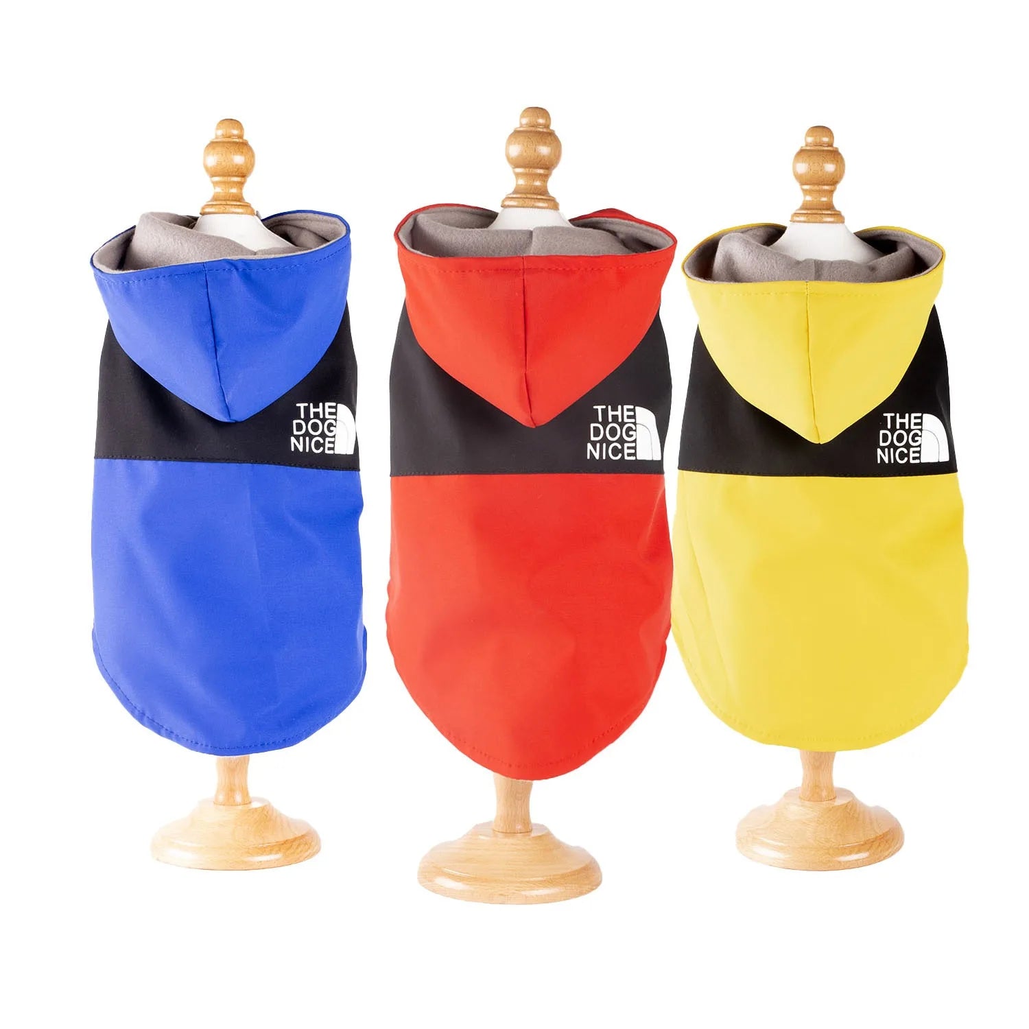 Waterproof Raincoat Jacket for Dogs Teddy Spring Autumn Handsome Pet Clothing Popular Doggy Outerwear