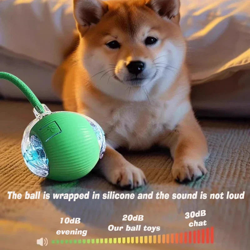 New Cat Interactive Ball Toy,Automatic Rolling Cat Ball Rechargeable,Smart Kitten Interactive Toy,Intelligent Balls Toy for Cat
