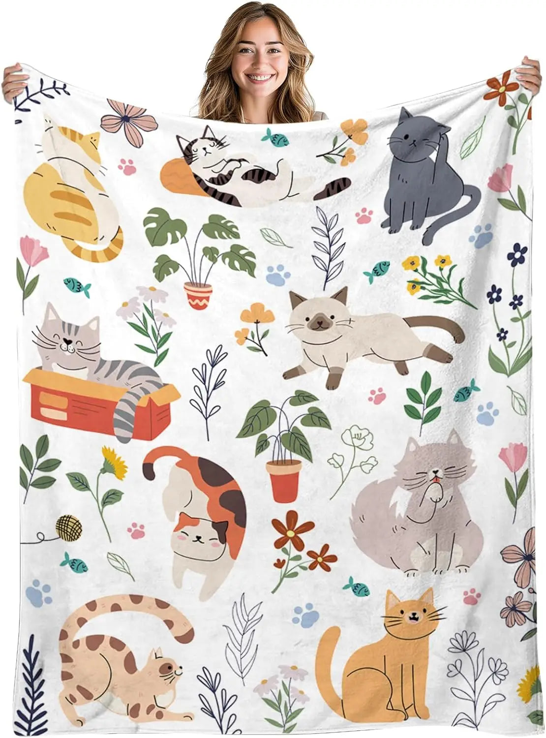Guinea Pig Blanket, Soft Flannel Guinea Pig Gifts for Kids, Cute Capybara Blanket for Women, Birthday Gift Blanket for Kids,