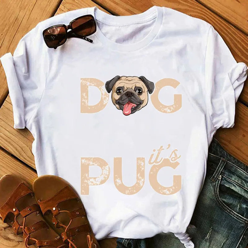 New Dog Animal Print T-shirt for Women, Labrador's Mood Day Gift Casual Top Aesthetic Clothes Tops Graphic T Shirts