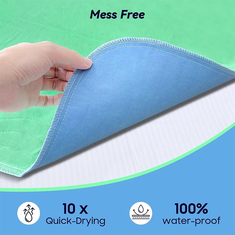 Pee Pads for Pet Extra Heavy Absorbency Washable Under Pads Quick Drying Nursing Pads Incontinence Bed Pads Reusable Washable