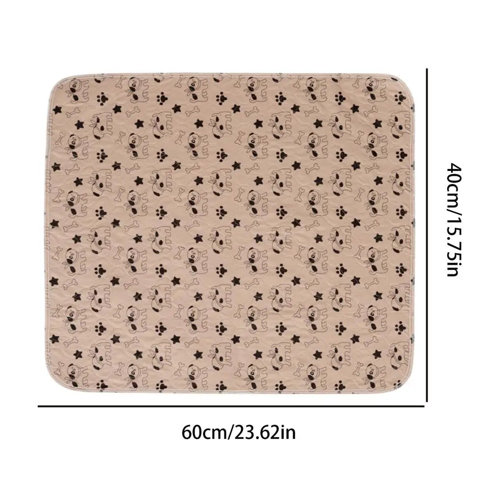 Dog Pee Pads Fast Absorbent Pet Training Mat Reusable Washable Absorbent Pee Pads For Home Potty Playpen Crate Litter pad