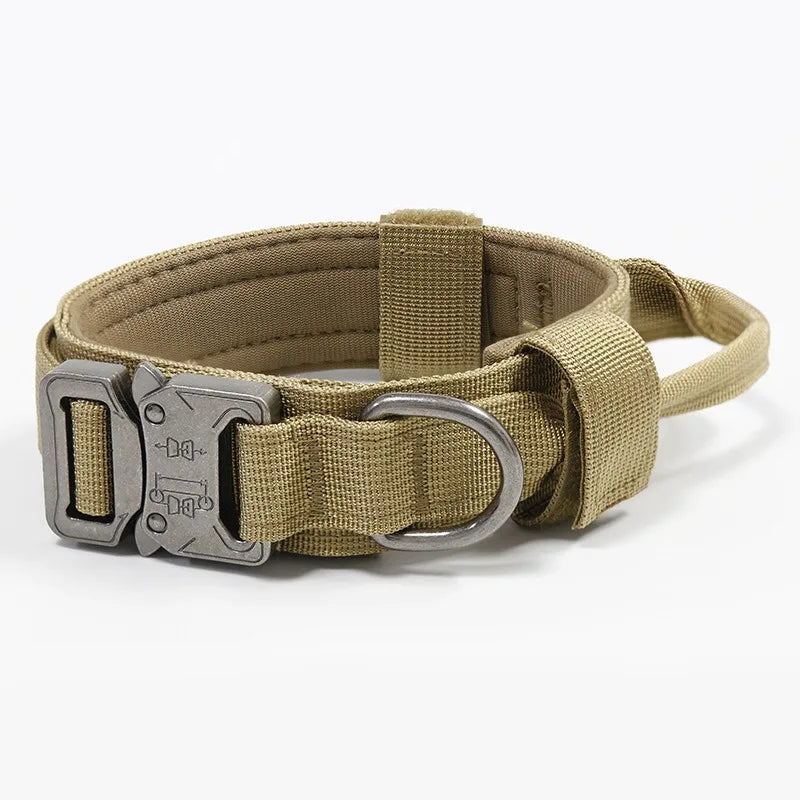 Tactical Military Dog Collar with Control Handle