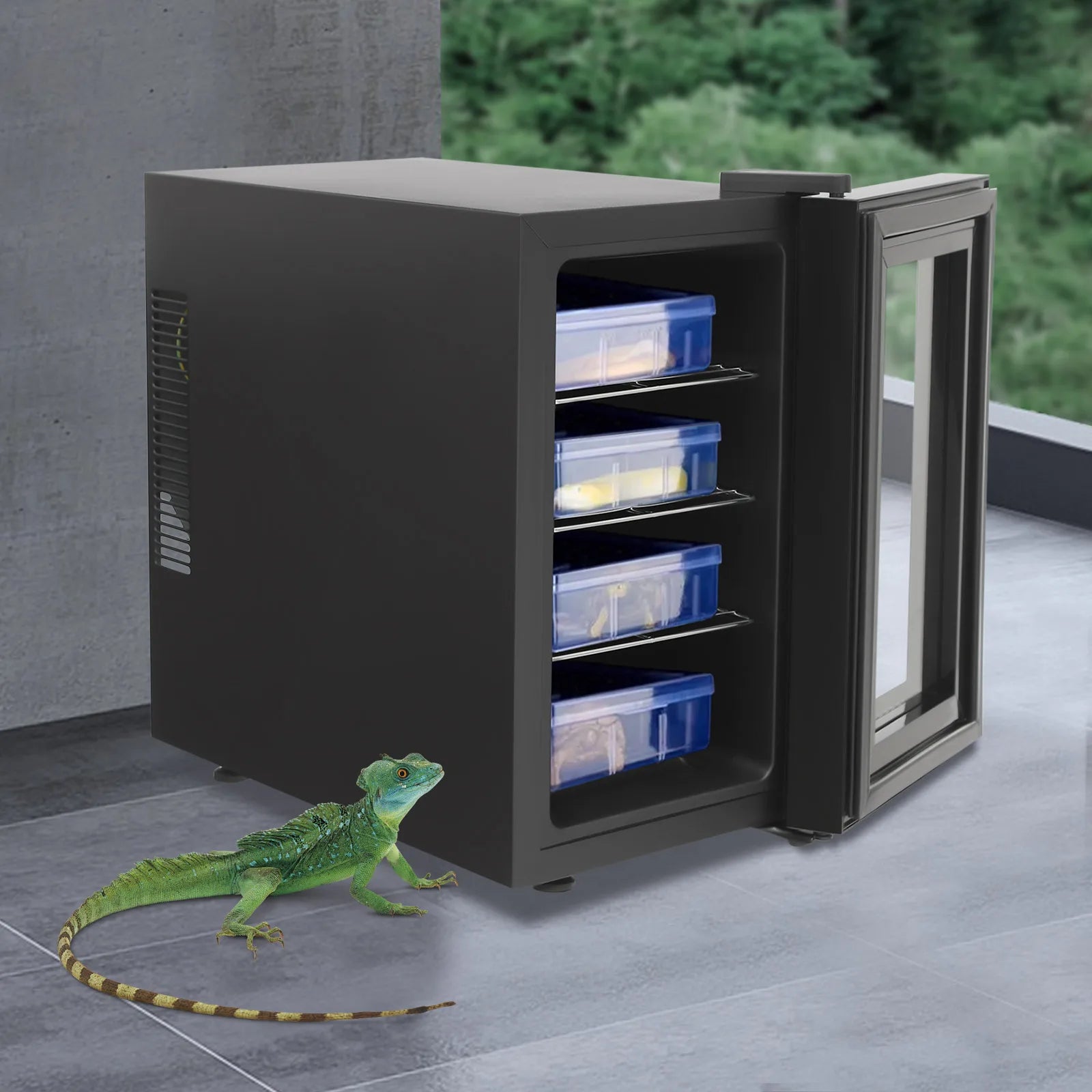 23L Reptile Incubator,Intelligent 23L Reptile Egg Incubator,Constant Temperature& Humidity Reptile Incubator,for Lizards/Turtles