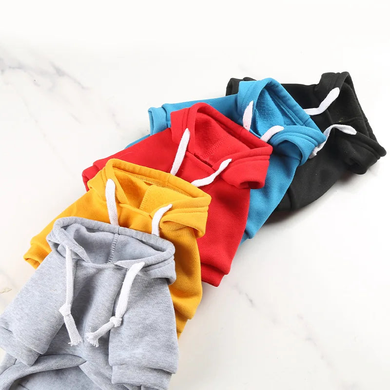 Pet Hoodies for Large Dogs Spring and Autumn Fleece Golden Retriever Sweatshirt with Hat and Zip Pocket  Pet Clothing