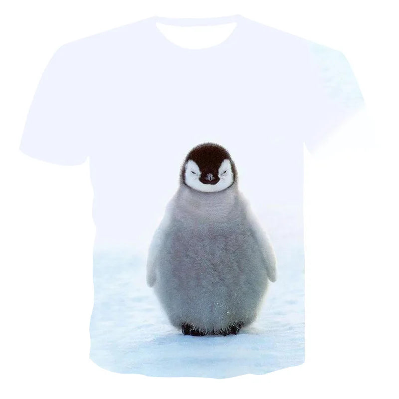 New Hamster Guinea Pig 3d Printing Men's T-shirt Girls Casual Short-sleeved Oversized Hip-hop Sports And Fitness Breathable Top