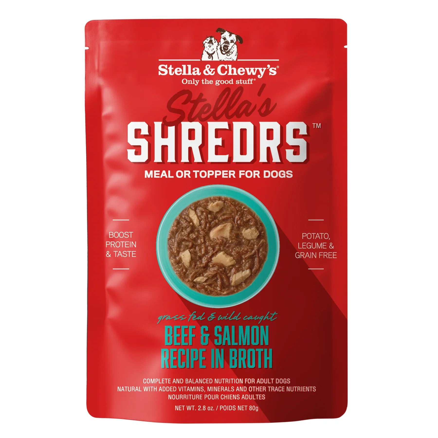 Stella & Chewy's Dog Shredrs Beef & Salmon (2.8oz)