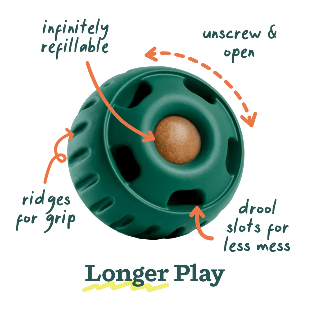 Woof Dog Pupsicle Green Large Dog Toy