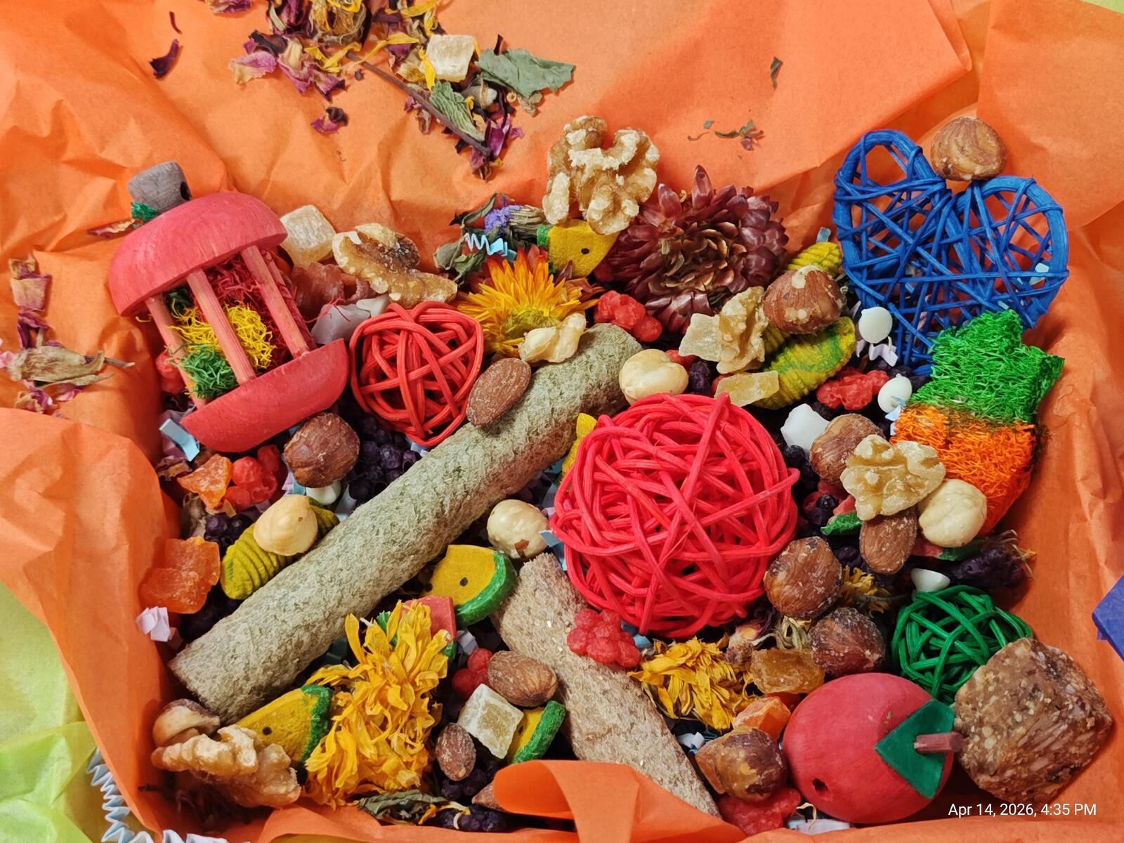 Play & Chew Rodent Fun  "No More Boredom" Box - Rats, Mice, Gerbils, Hamsters...