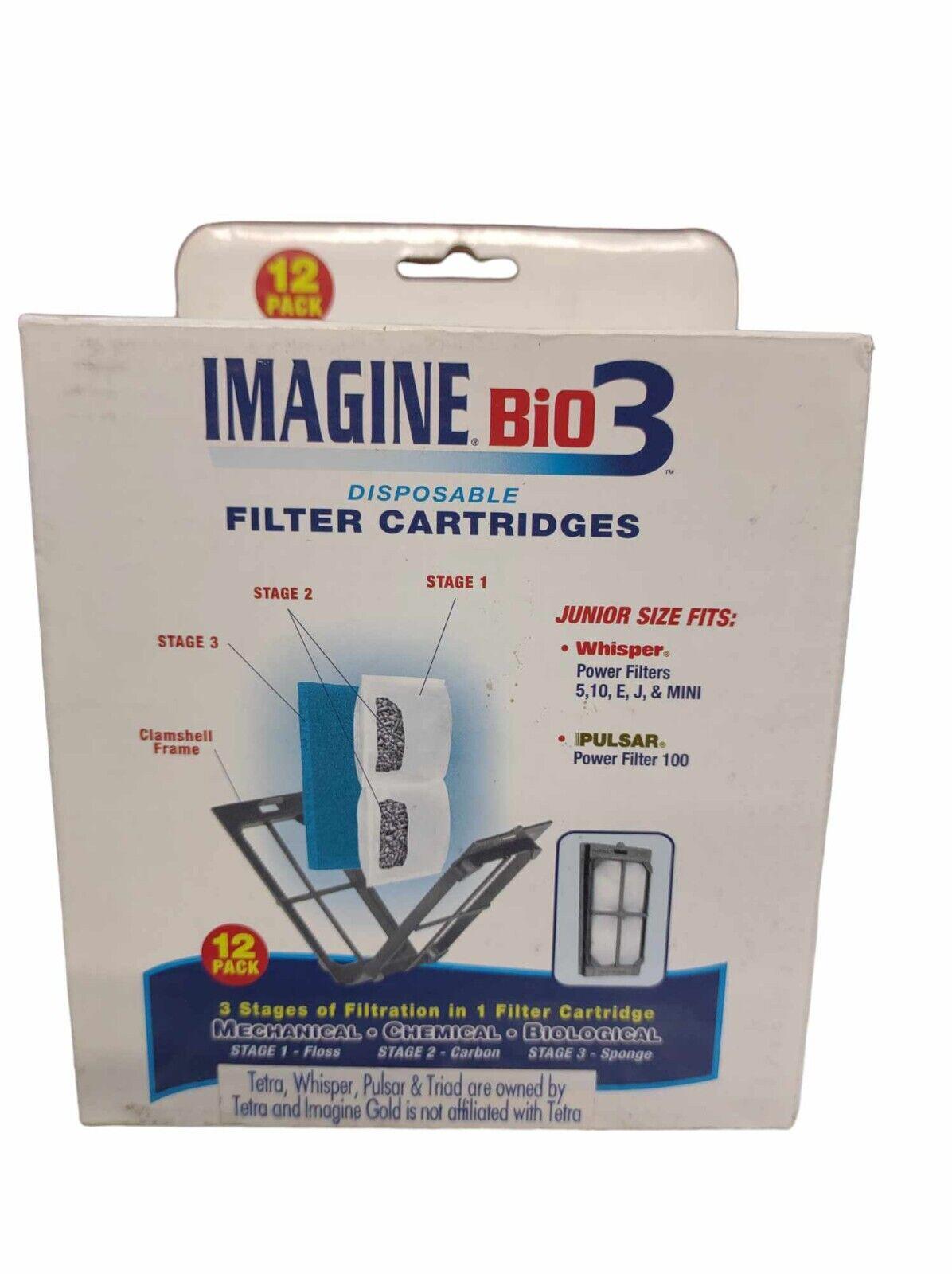 Bio 3 Filter Cartridge 12 PACK For  Whisper 5,10,E,J & MINI/ Pulsar 100
