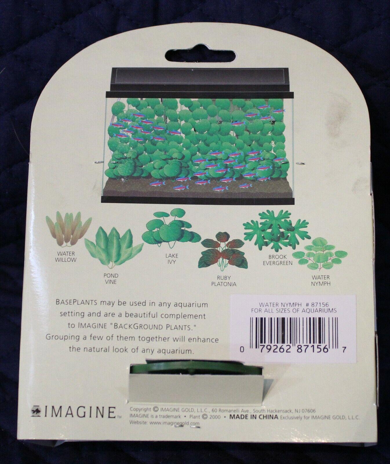Imagine Base Plants Fish Decor