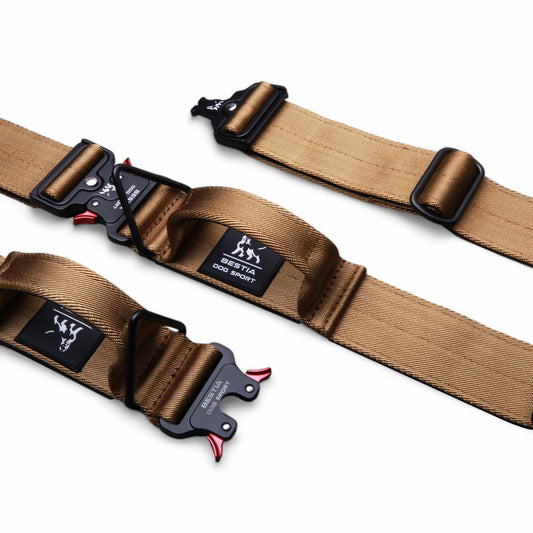 Bestia Dog Sport GripPro Nylon Handle Collar - Heavy-Duty