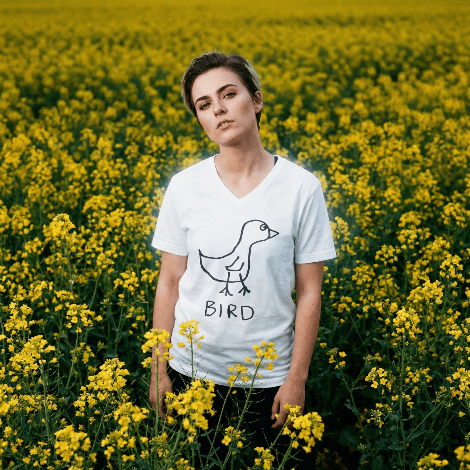 Bird - Women's V-Neck Tee