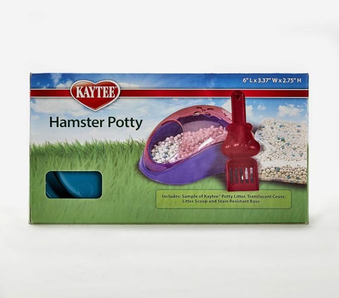 Kaytee Hamster Potty Assorted 6 Inches x 3.5 Inches x 2.75 Inches
