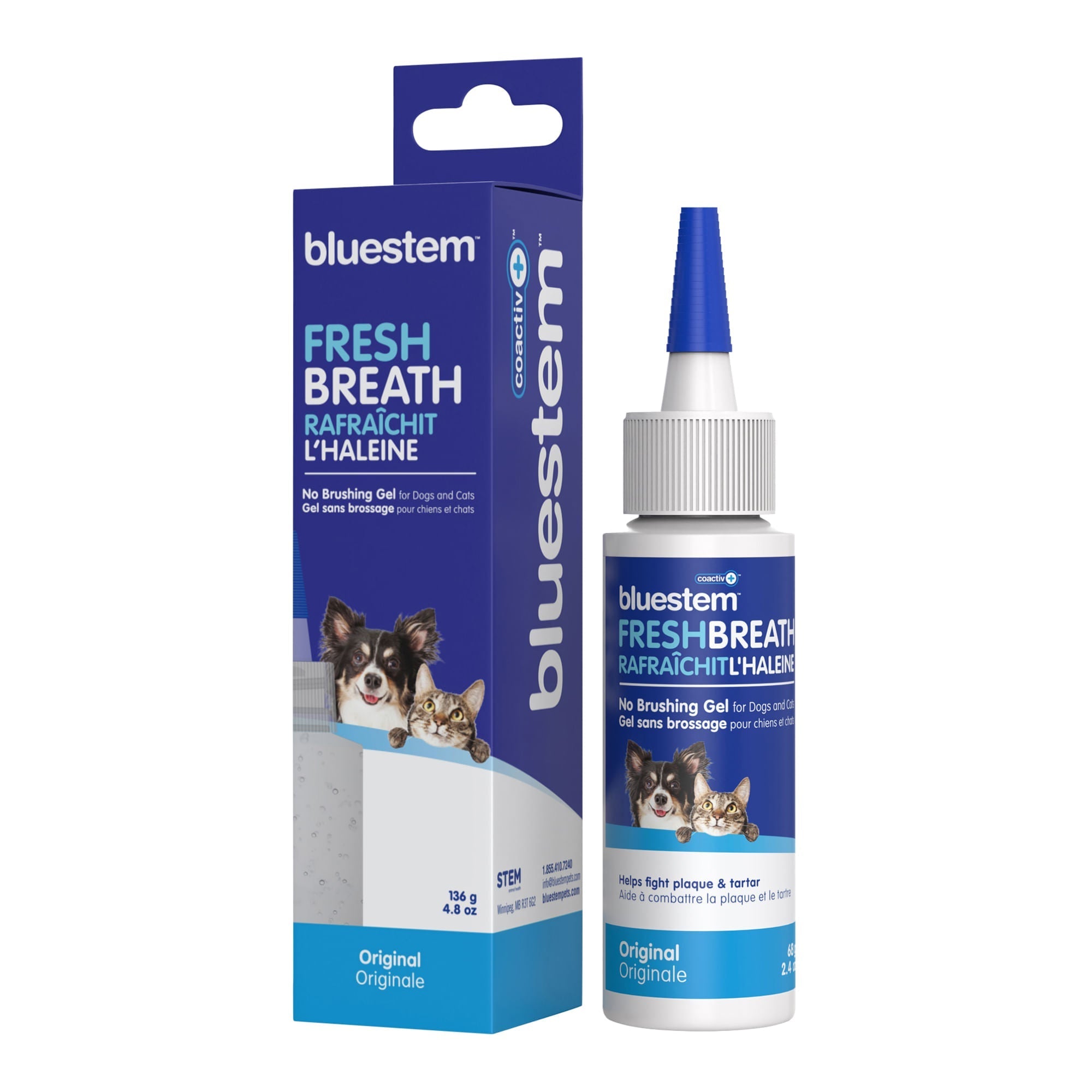 bluestem Coactiv+ No Brushing Dental Gel for Dogs & Cats