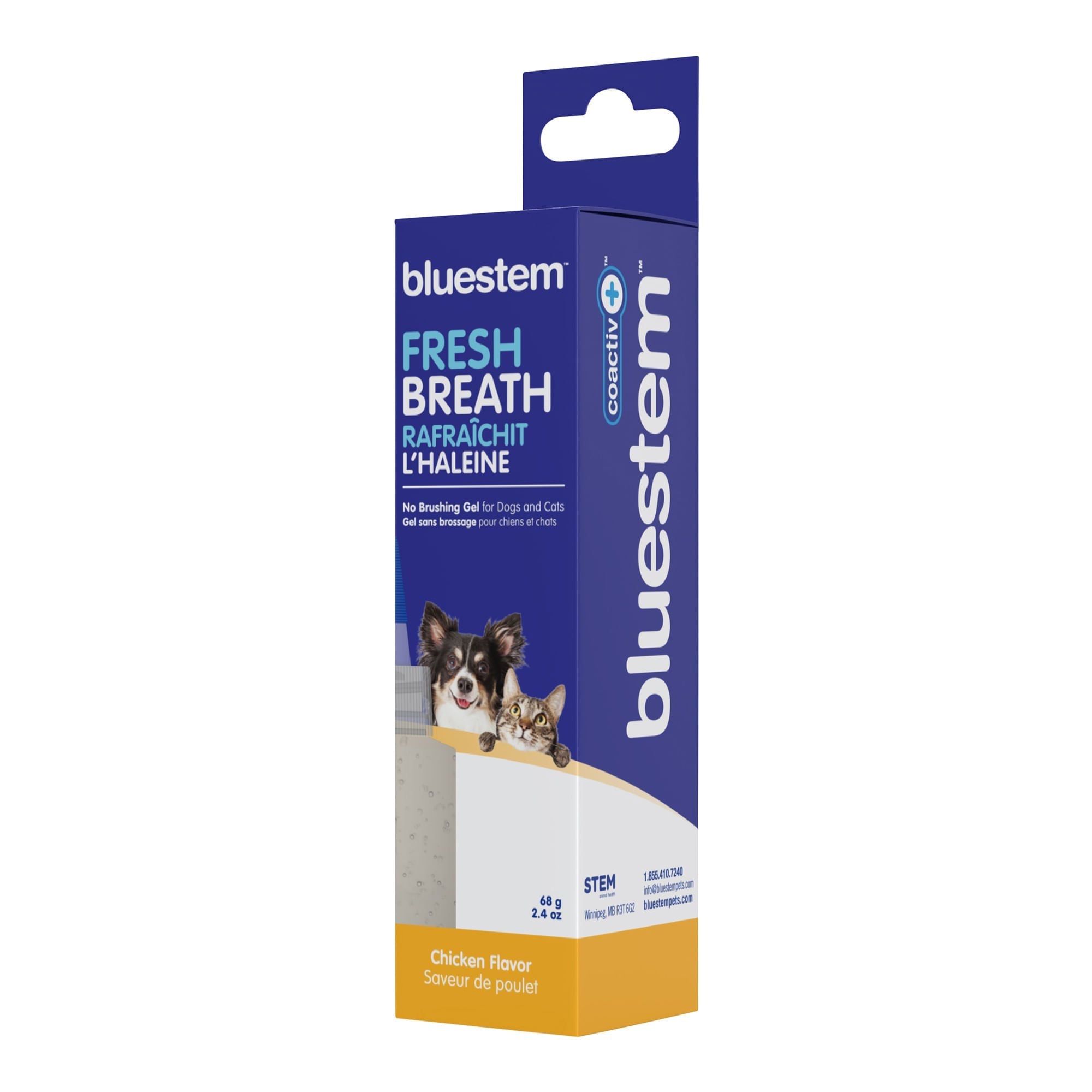 bluestem Coactiv+ No Brushing Dental Gel for Dogs & Cats