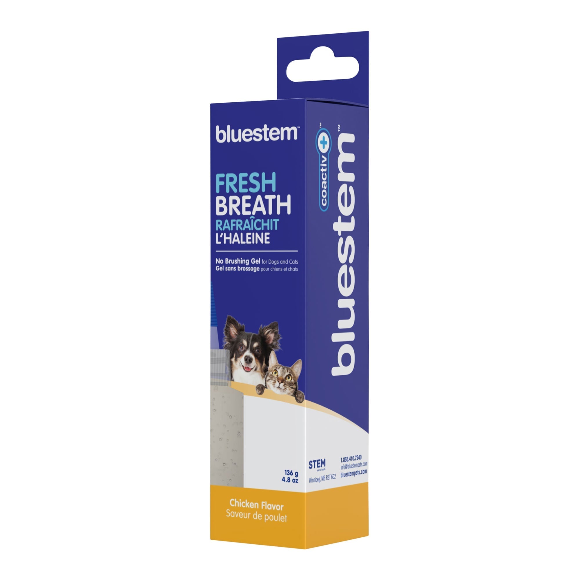 bluestem Coactiv+ No Brushing Dental Gel for Dogs & Cats