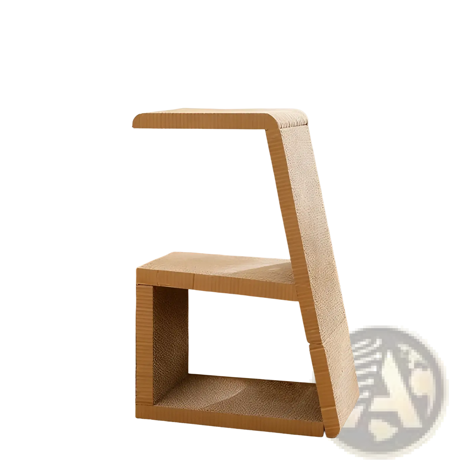 Cat Scratching Post Bed with Tunnel and Pom-pom
