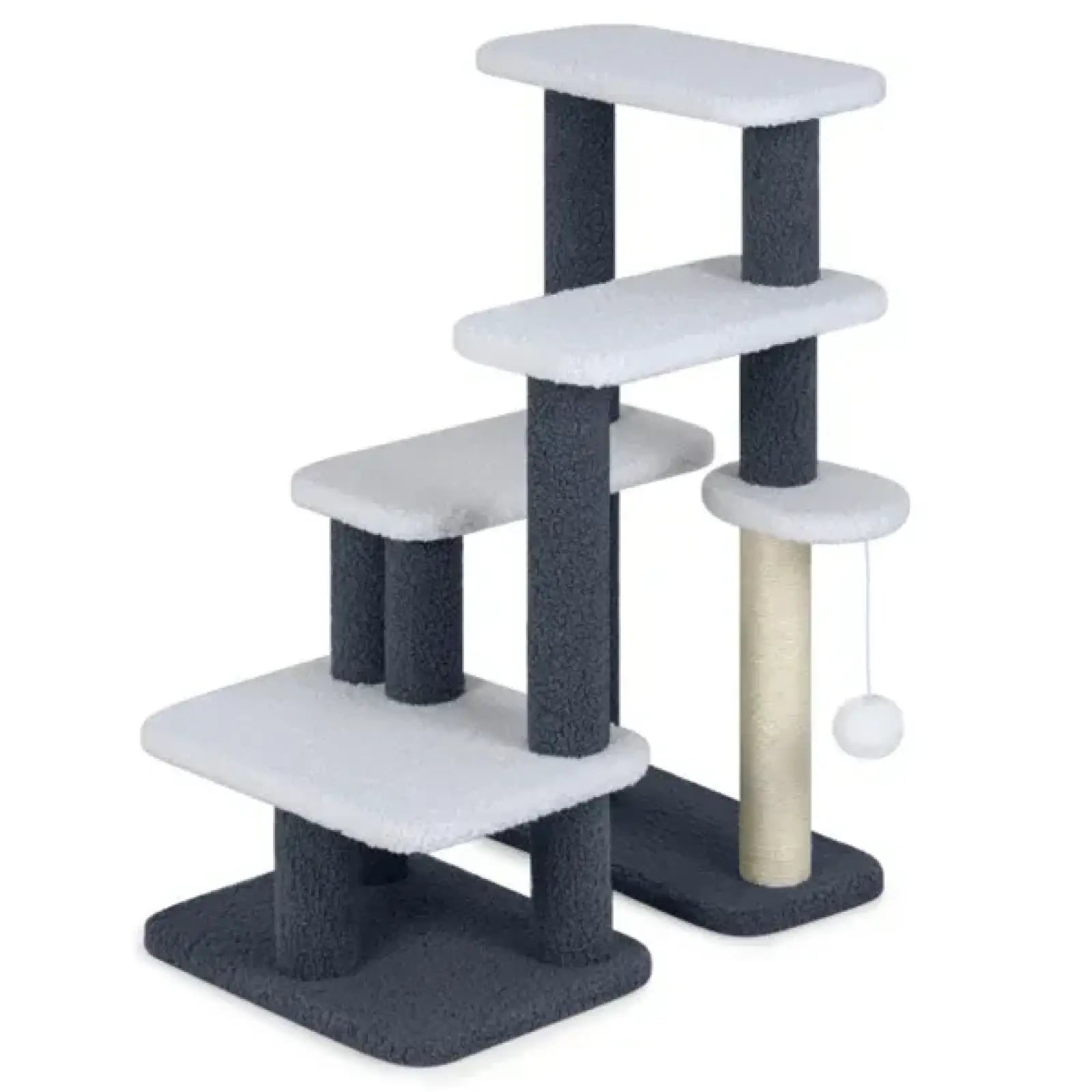 Cat Stairs with Sisal Scratching Post 4 Levels