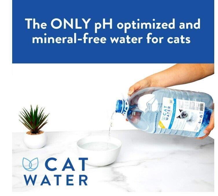 CATWATER by VETWATER | ph-Balanced and Mineral-Free Cat Water | 16.9 oz bottle
