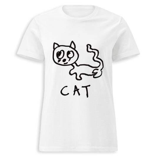 Cat - Women's Fitted Tee