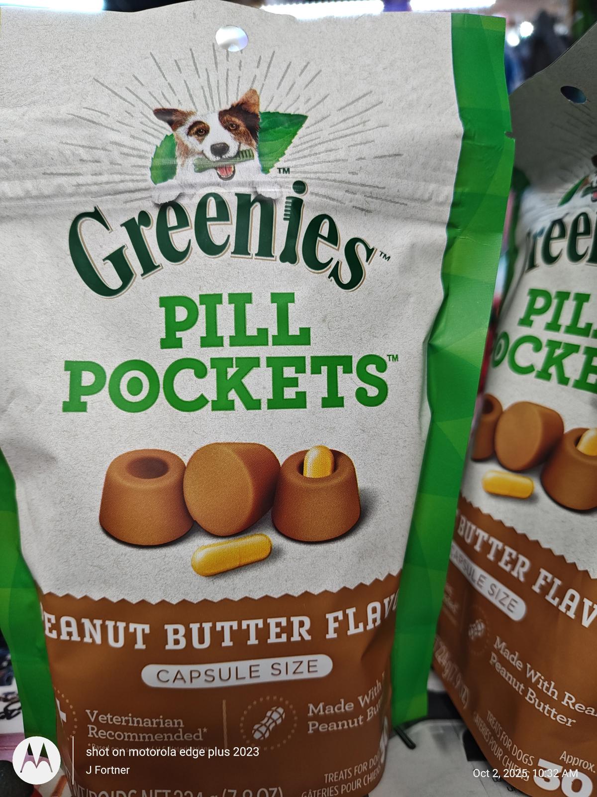 Hide a Capsule Pet Treats  for Dogs , 30 Count (Pack of 4), Peanut Butter
