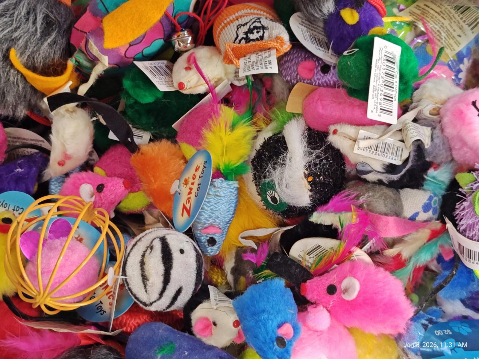 Cat Toys  Bulk 40 Toys Many Nice Brands Always Different Selection