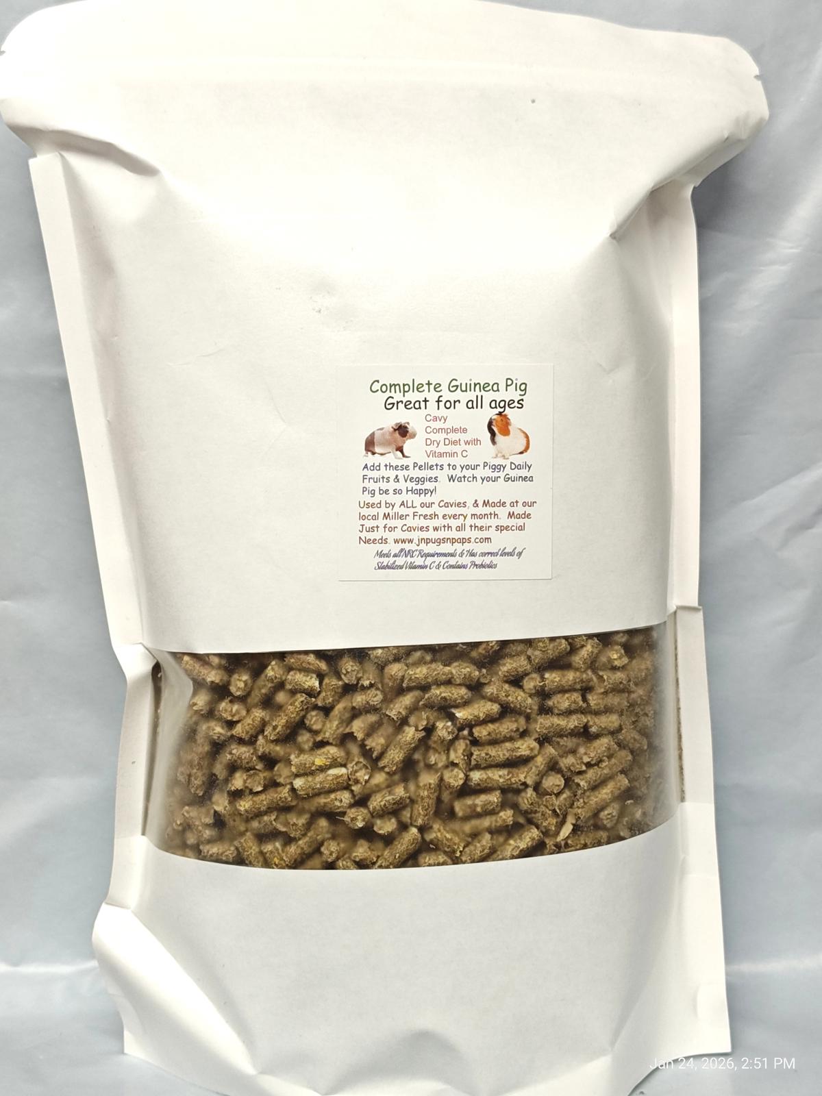 Guinea Pig "Our Basic Blend" Fresh milled 3# Resealable Bag