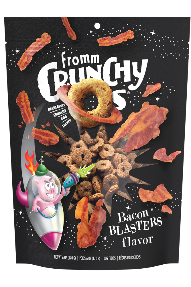 Fromm Crunchy O's Bacon Blasters Dog Treats (6oz)