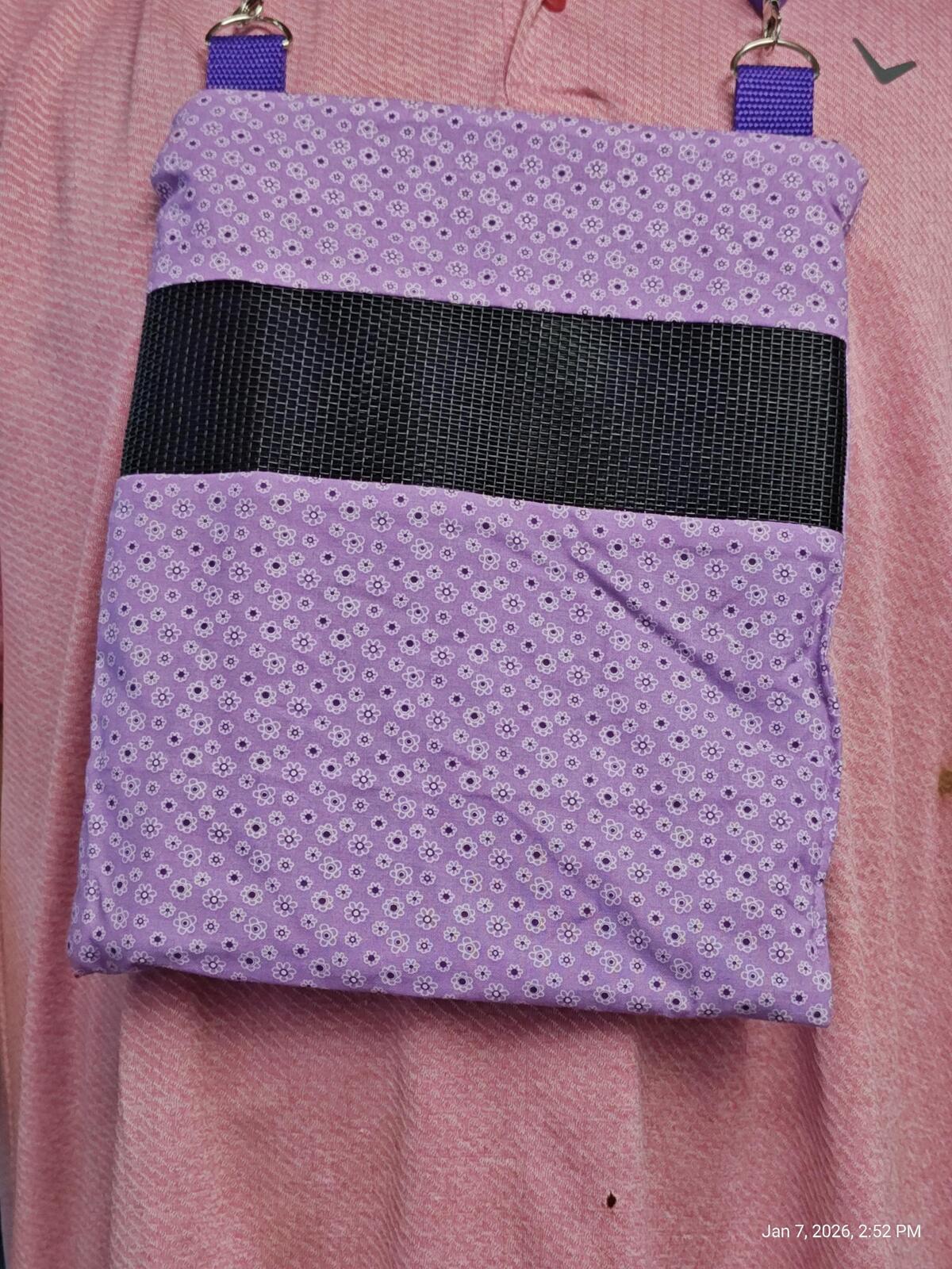Bonding bags with Mesh, Zipper & Adjustable Strap Machine Washable
