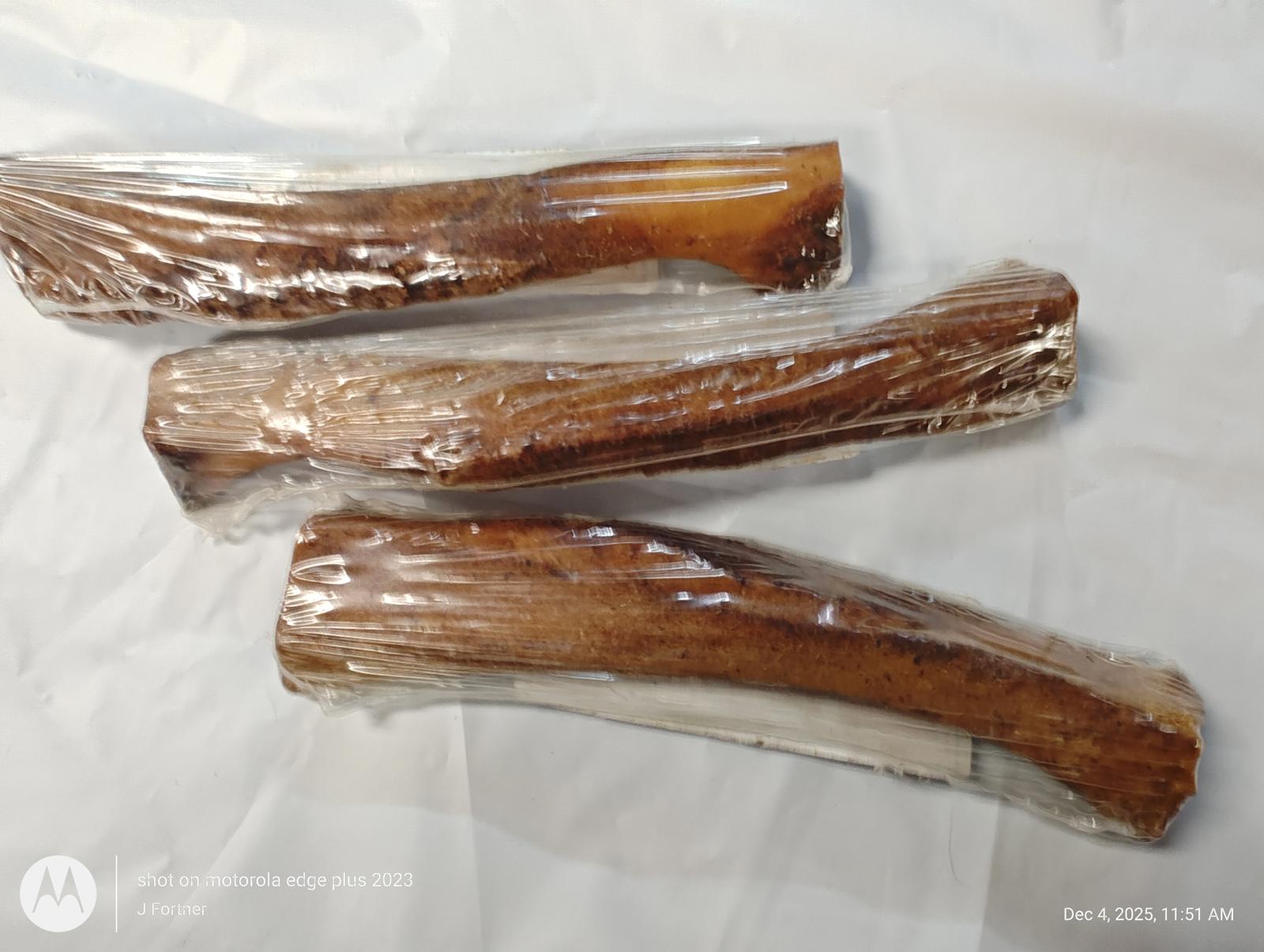 All Natural Healthy Water Buffalo Rib Bones Dog Chews Treats for Smaller dogs