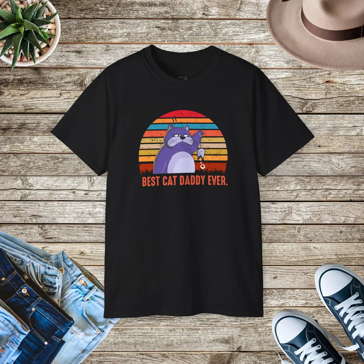 Cat Daddy Ultra Cotton Tee – Unisex Fit - Dipaliz