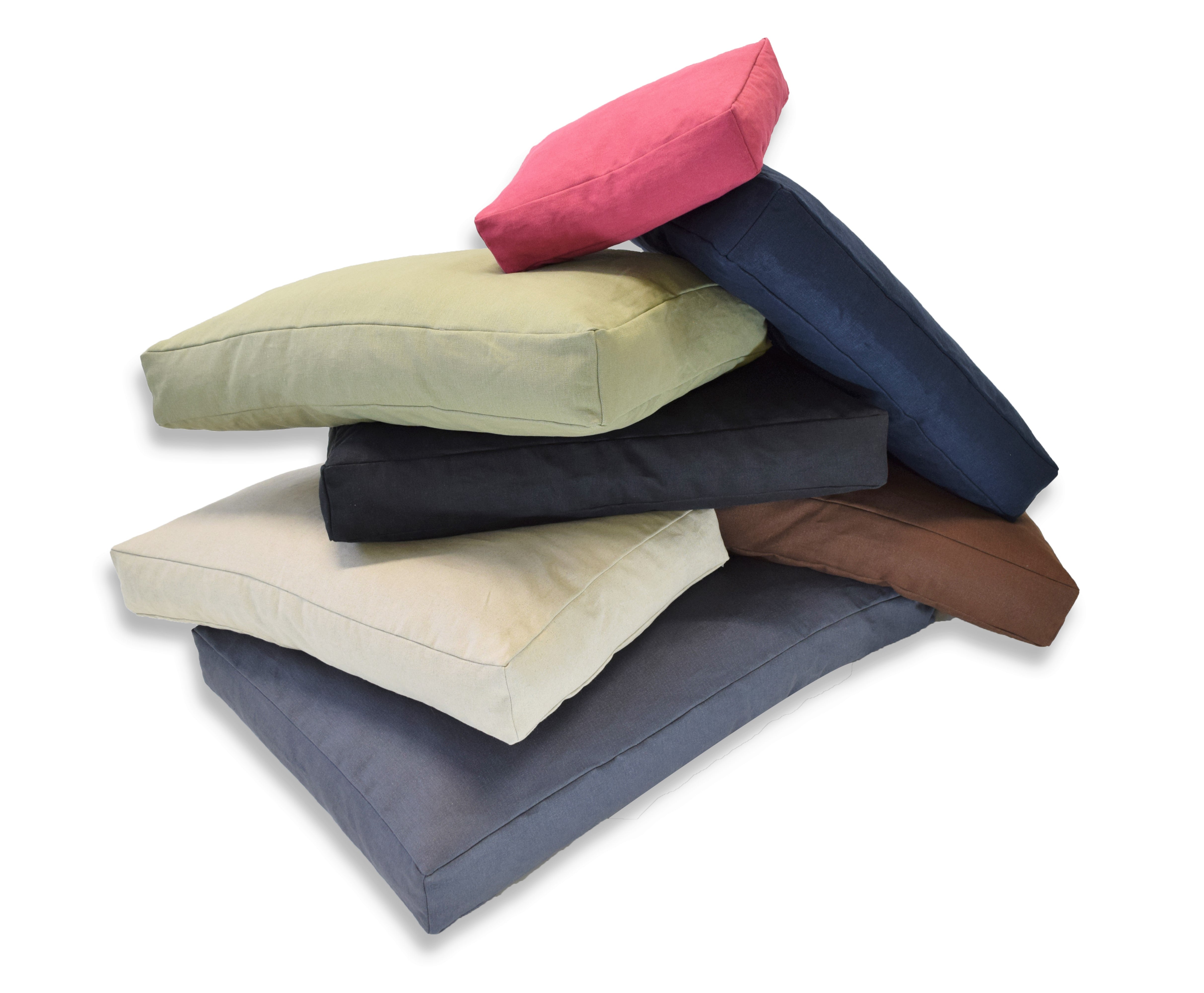 Hemp Dog Bed - Organic Natural Latex Foam Fill Orthopedic Support