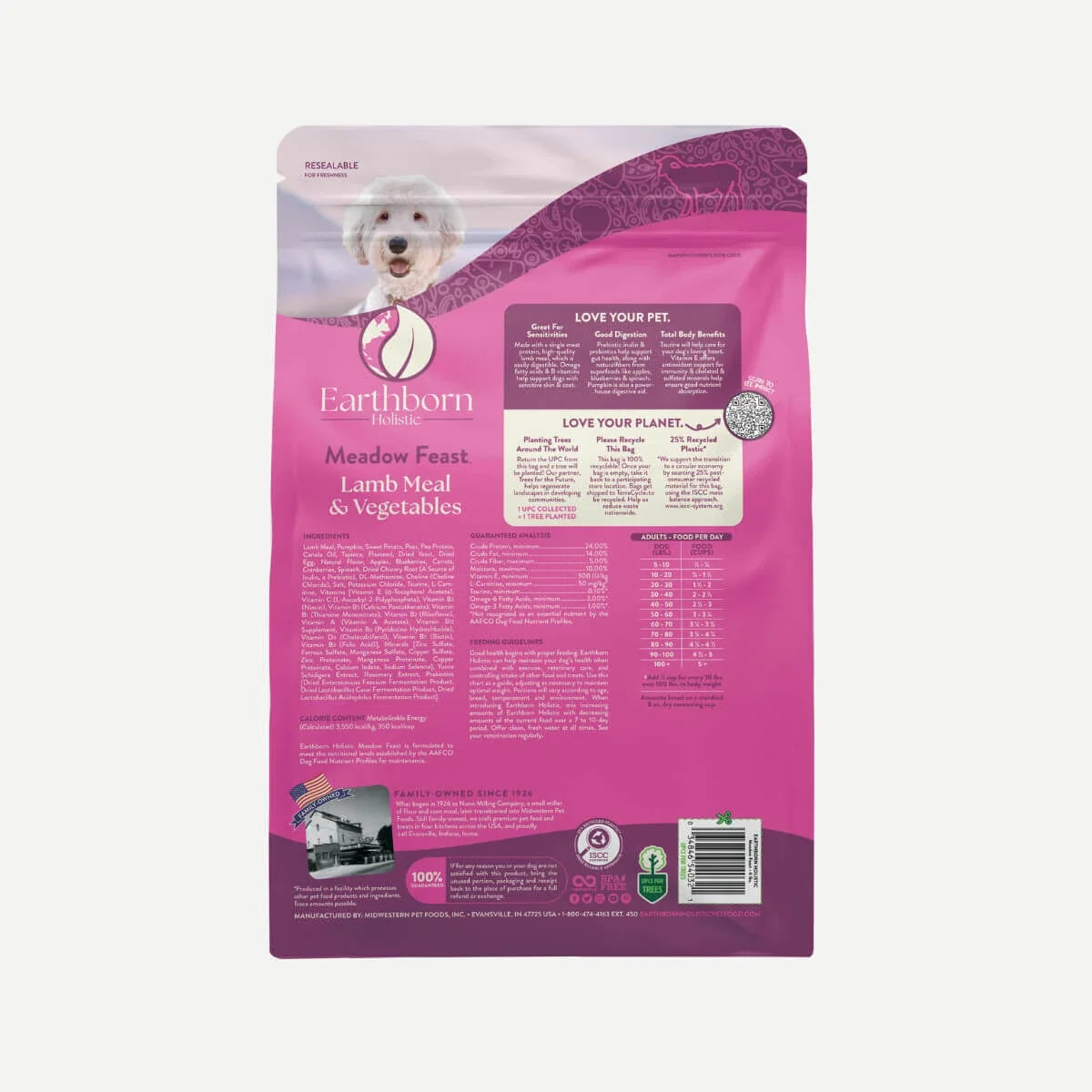 Earthborn Grain Free Meadow Feast Dry Dog Food