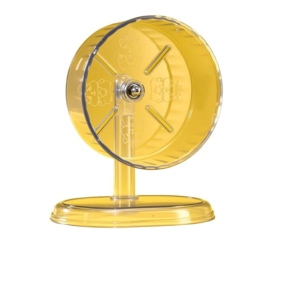 Silent Hamster Exercise Wheel - Transparent Plastic 24cm