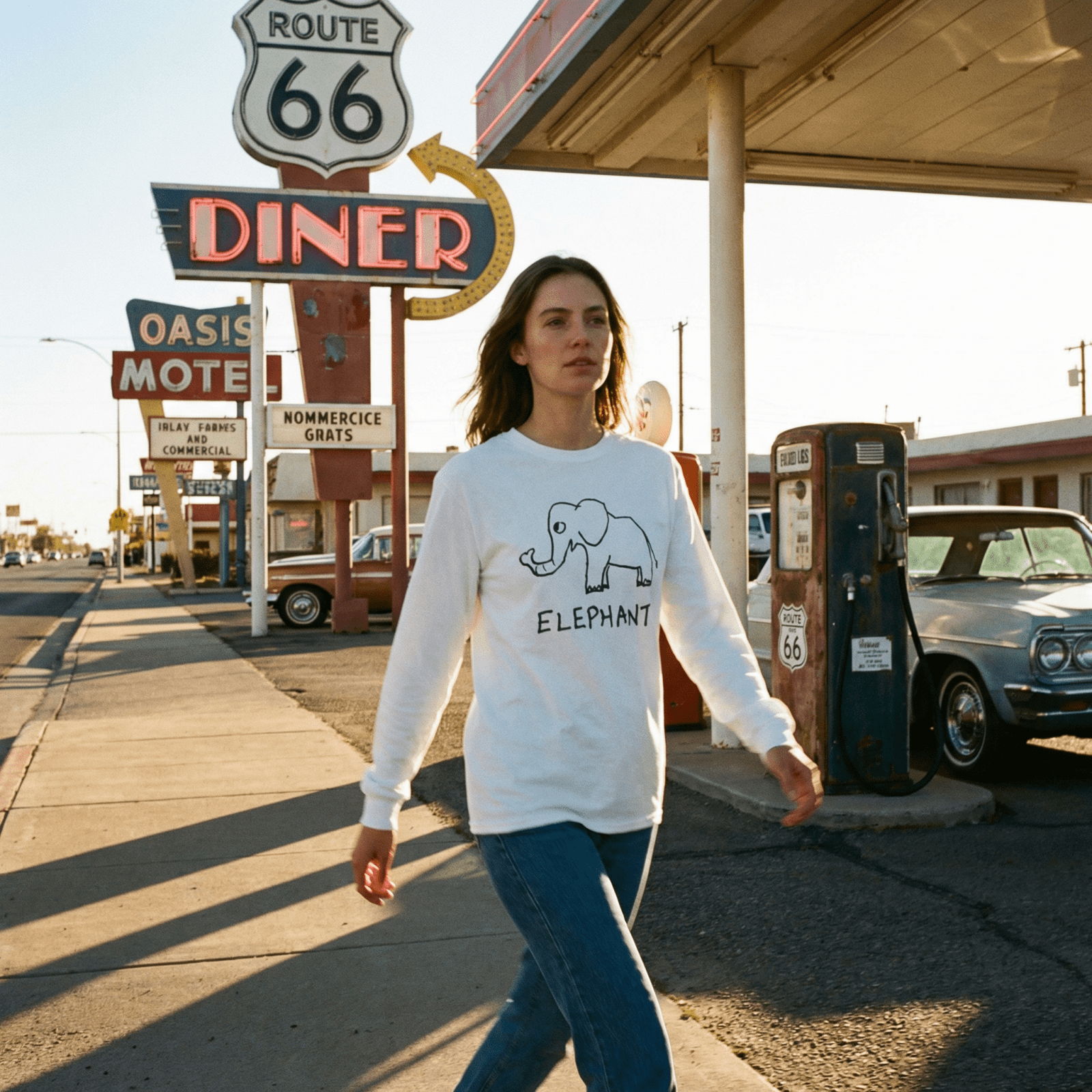 Elephant -  Long Sleeve Tee