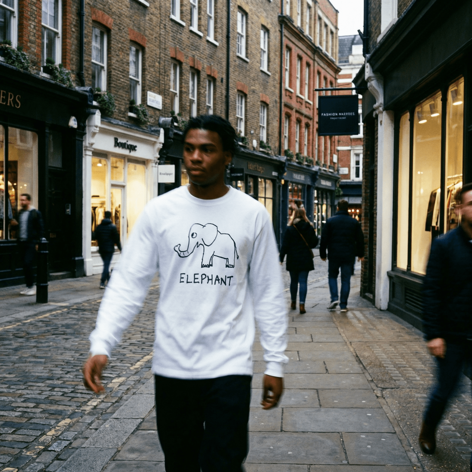 Elephant -  Long Sleeve Tee