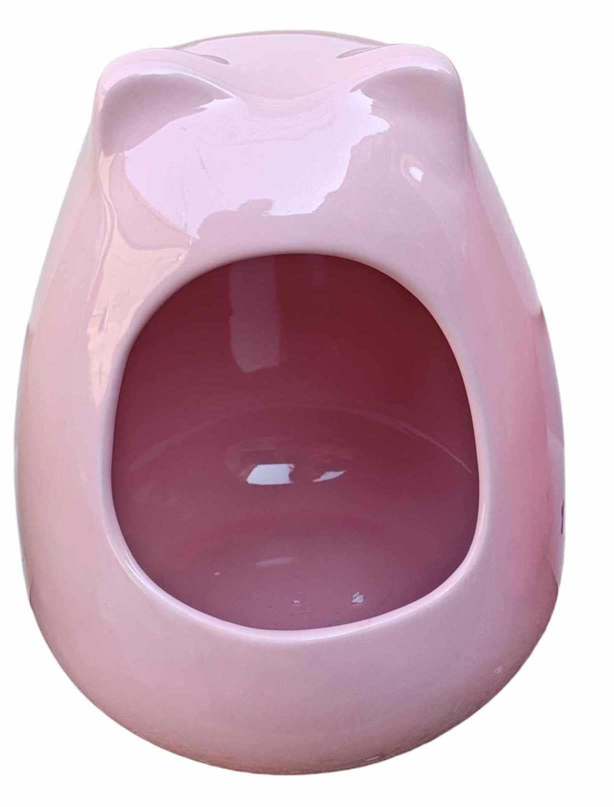 Ceramic Ferret Feeding House  Keep the mess contained ...
