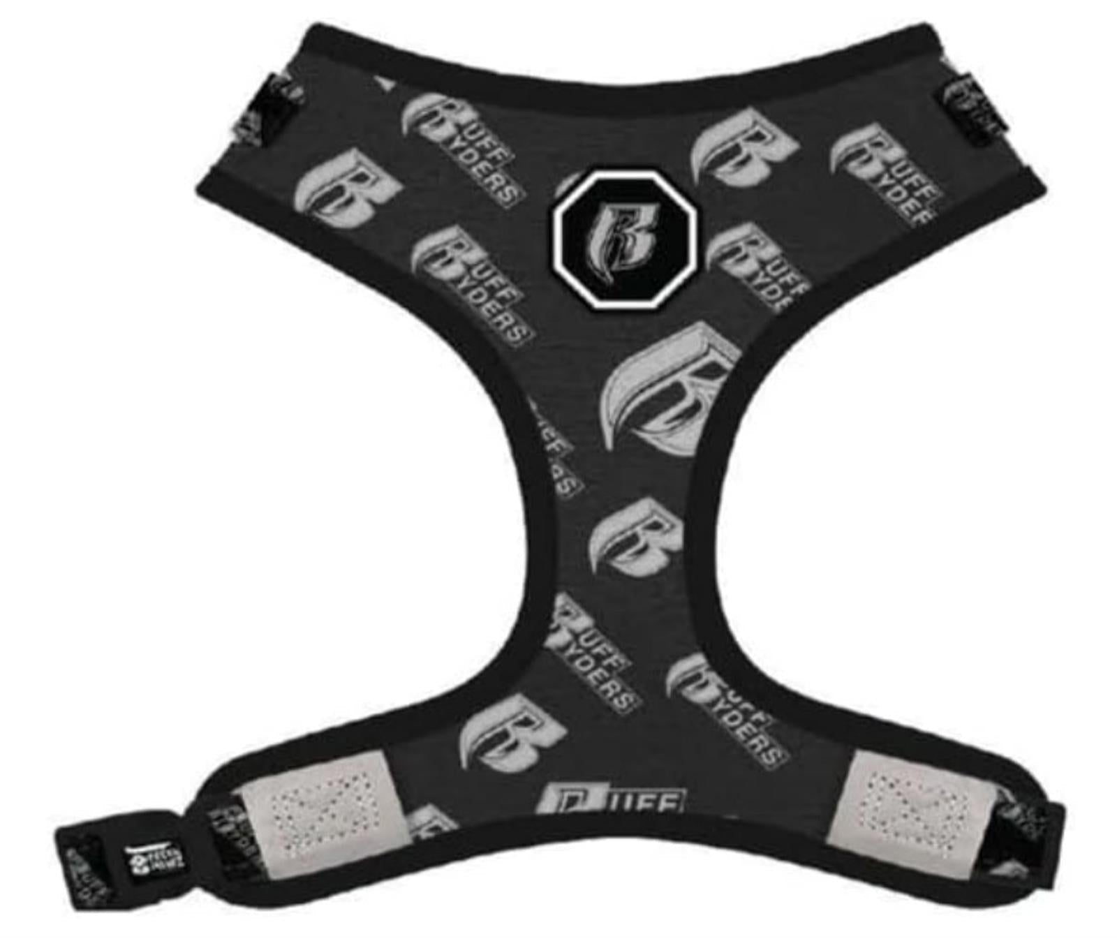 FreshPawz Fully Adjustable Harness Breathable/Reflective Size X-tra Small Black