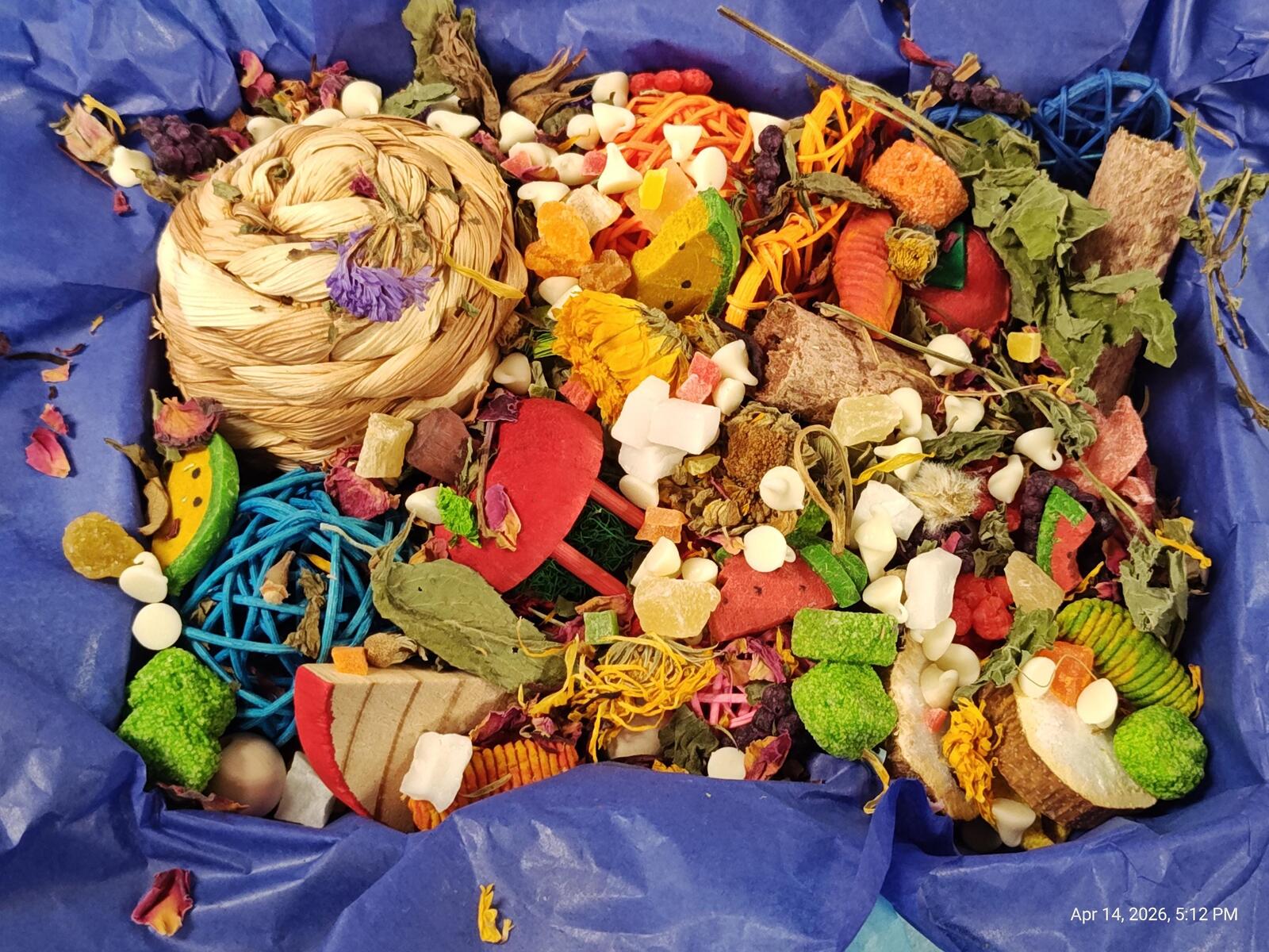 Play & Chew Rodent Fun  "No More Boredom" Box - Rats, Mice, Gerbils, Hamsters...