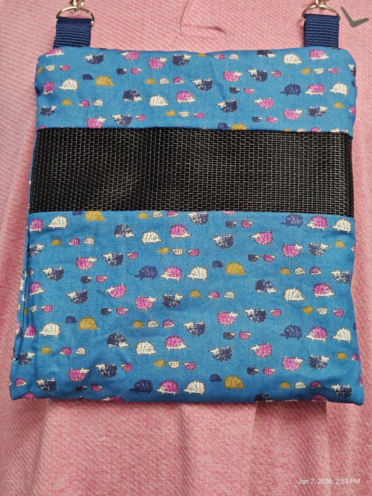 Bonding bags with Mesh, Zipper & Adjustable Strap Machine Washable