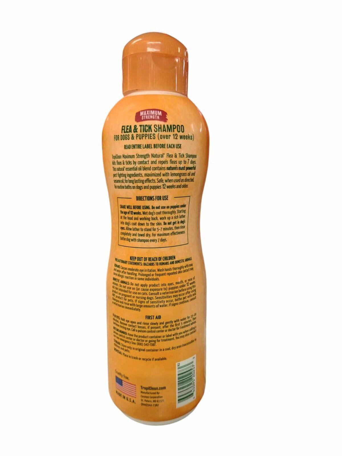 TropiClean Natural  Dog Shampoo, 20 Oz | Natural & Cat Friendly