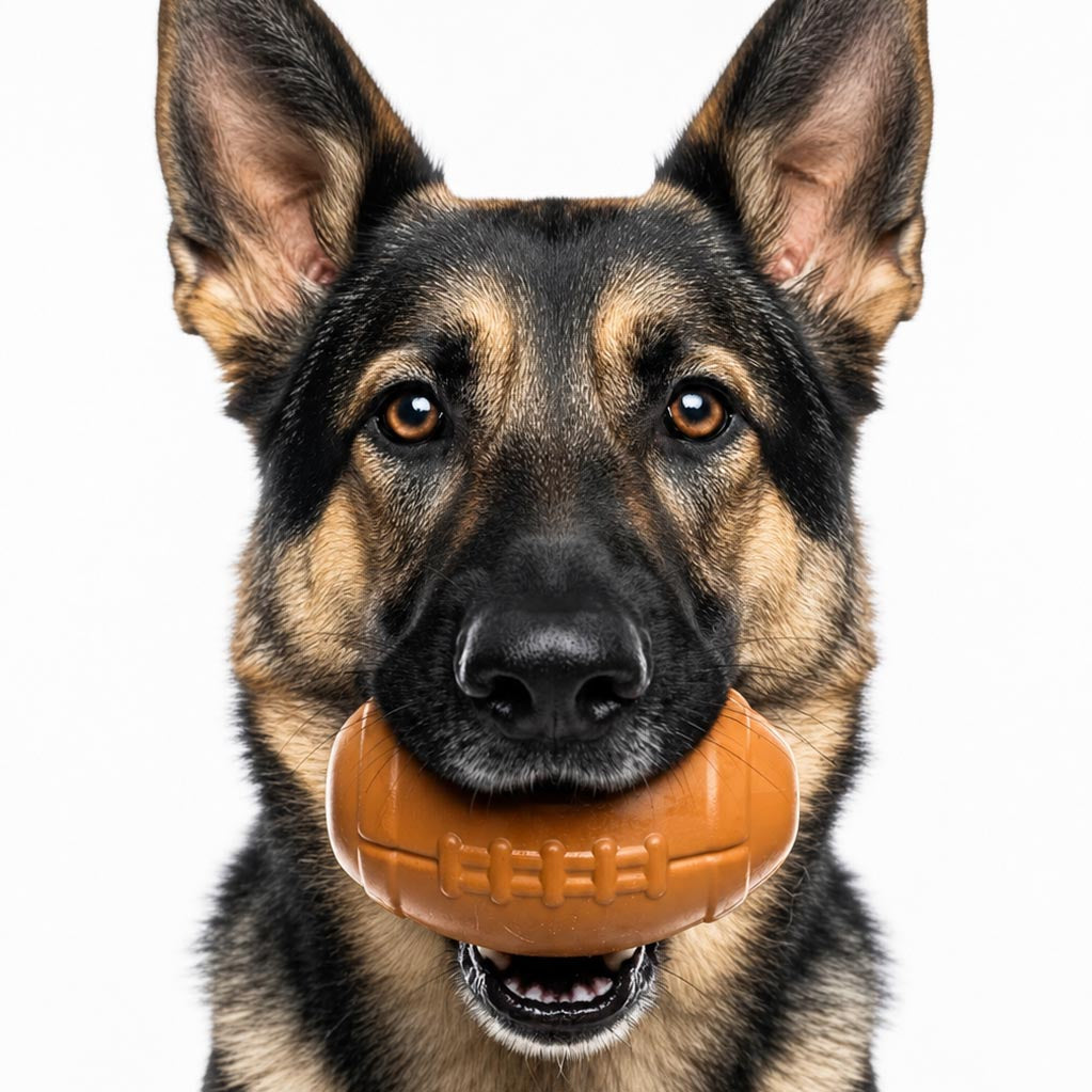 Football Dog Chew Toy & Treat Dispenser - USA Made | SodaPup