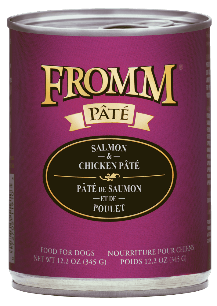 Fromm All Life Stages Salmon & Chicken Pate Wet Dog Can (12.2oz)