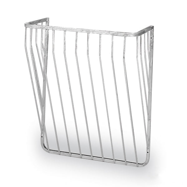 Galvanized Front Hay Rack for Horses – Rust-Resistant, Wall-Mounted Horse Feeder